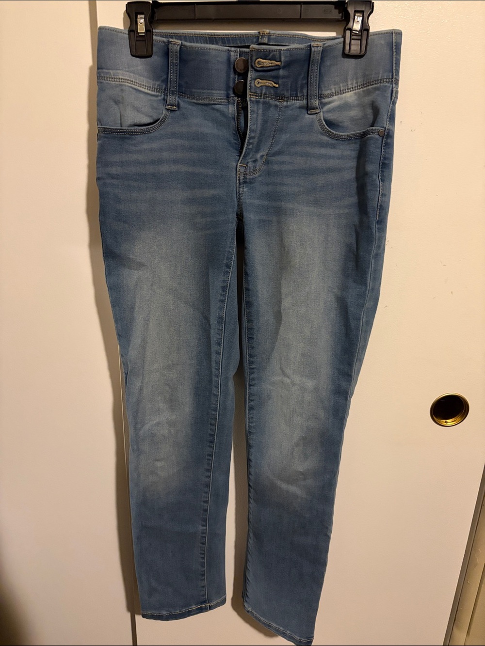 Nine West Light Blue Women's Mid-Rise Slim Jeans 4S